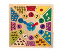 Orologio puzzle in legno