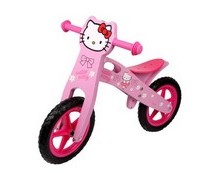 Bicicletta in legno senza pedali Hello Kitty
