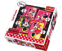 Puzzle Disney Minnie 4 in 1
